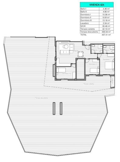 Image No.14-3 Bed Apartment for sale