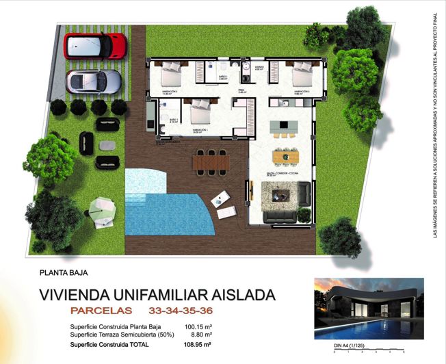 Image No.12-Villa de 3 chambres à vendre à Los Montesinos