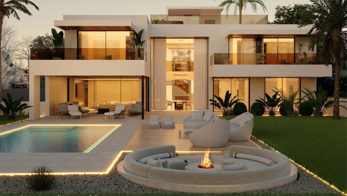 Image No.2-Villa de 4 chambres à vendre à Elviria