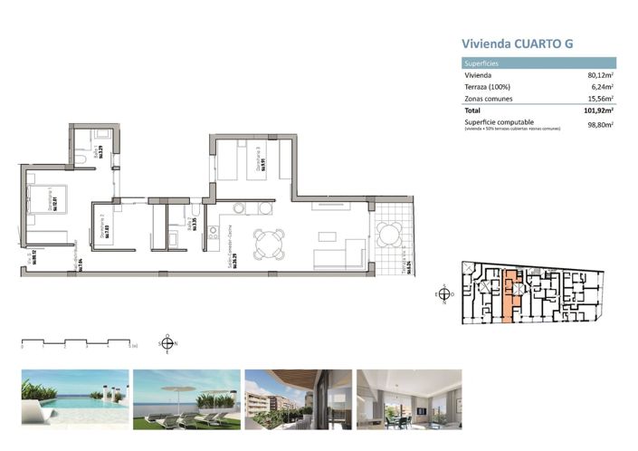 Image No.20-Appartement de 3 chambres à vendre à Guardamar del Segura