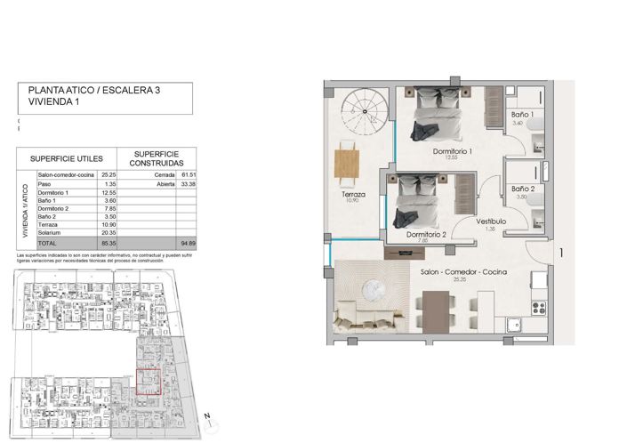 Image No.6-2 Bed Apartment for sale