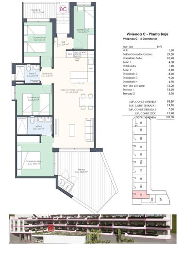 Image No.33-4 Bed Apartment for sale