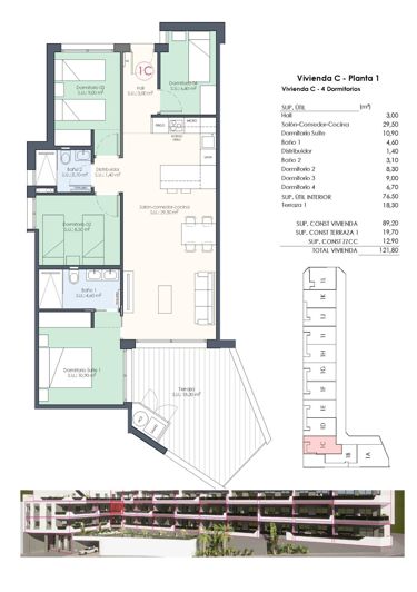 Image No.33-4 Bed Apartment for sale