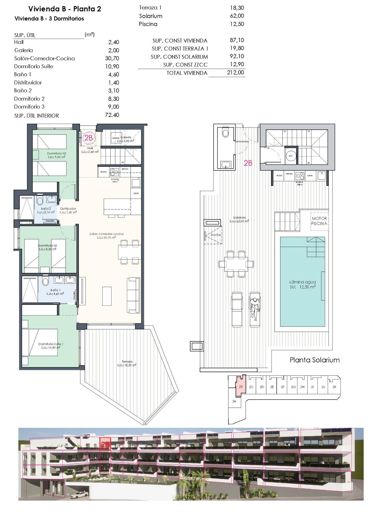 Image No.33-3 Bed Apartment for sale