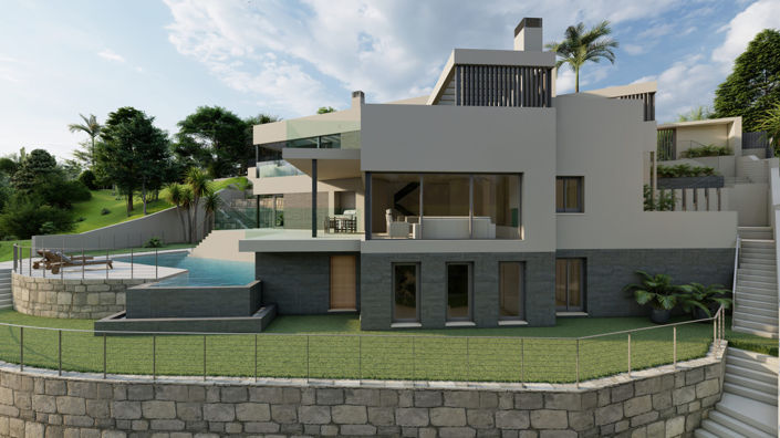 Image No.1-Villa de 3 chambres à vendre à Mijas