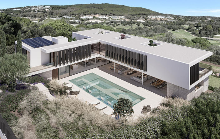 Image No.1-Villa de 4 chambres à vendre à Sotogrande playa