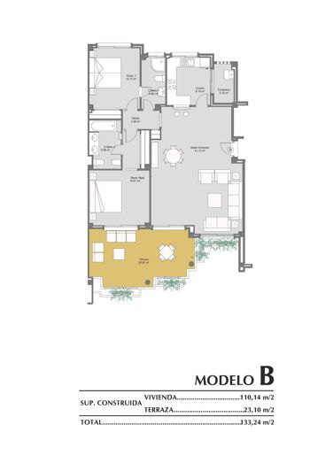 Image No.25-2 Bed Apartment for sale