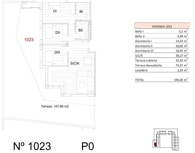 Image No.15-3 Bed Apartment for sale