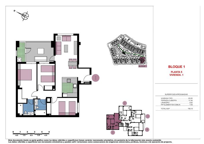 Image No.8-3 Bed Apartment for sale