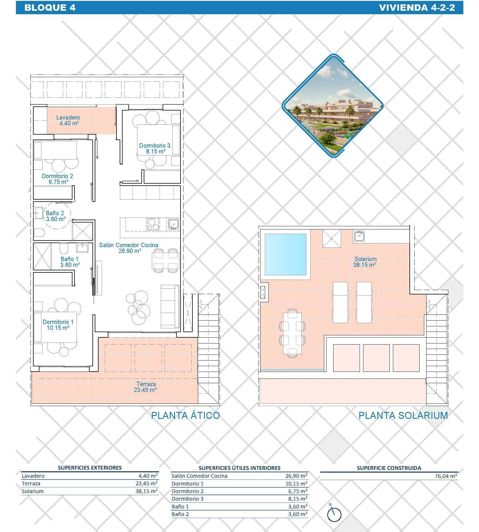 Image No.32-3 Bed Penthouse for sale