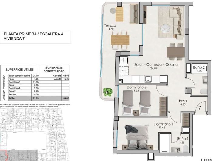 Image No.12-2 Bed Apartment for sale