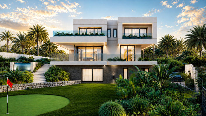Image No.2-Villa de 4 chambres à vendre à Mijas