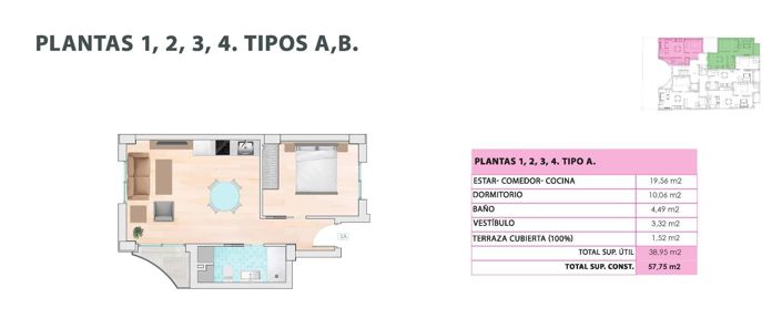 Image No.18-Appartement de 1 chambre à vendre à Guardamar del Segura