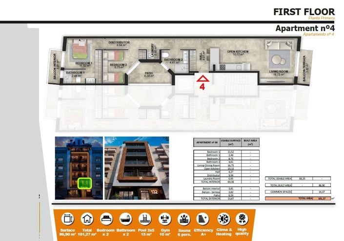 Image No.25-2 Bed Apartment for sale