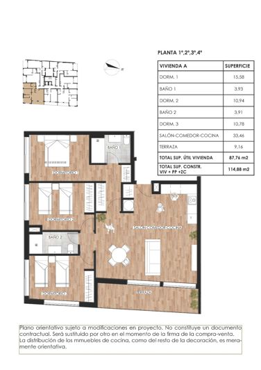 Image No.33-3 Bed Apartment for sale