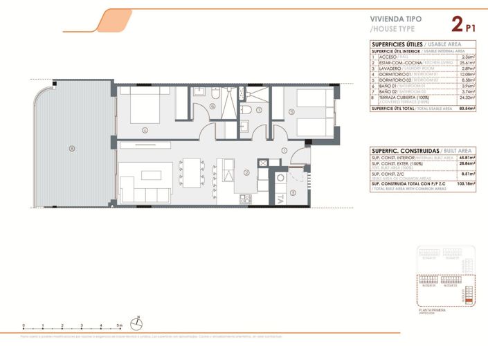 Image No.19-2 Bed Apartment for sale