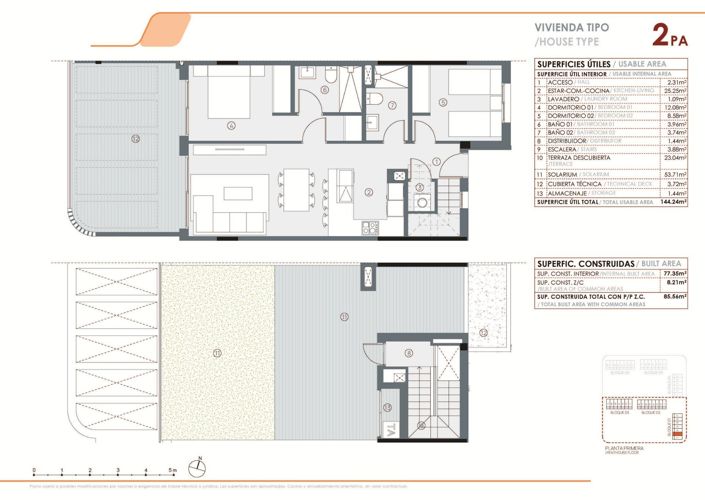 Image No.20-2 Bed Apartment for sale