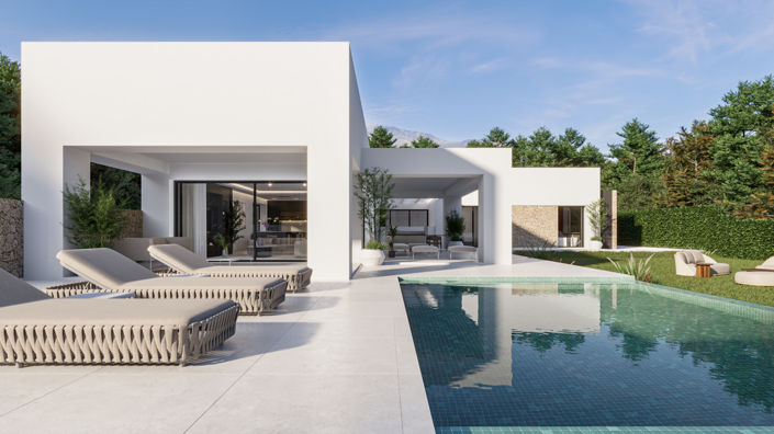 Image No.2-Villa de 4 chambres à vendre à Estepona