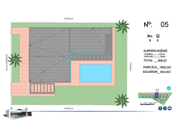 Image No.50-3 Bed Bungalow for sale