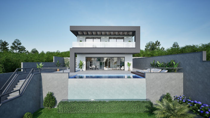 Image No.2-Villa de 3 chambres à vendre à Torremolinos