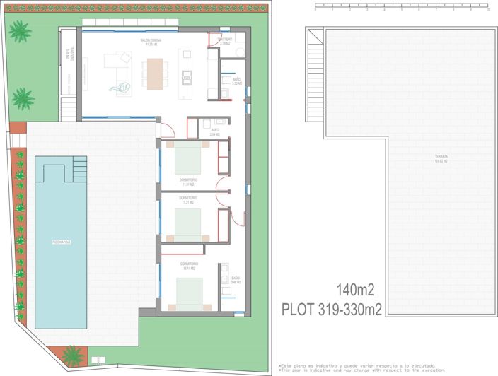 Image No.45-3 Bed Bungalow for sale