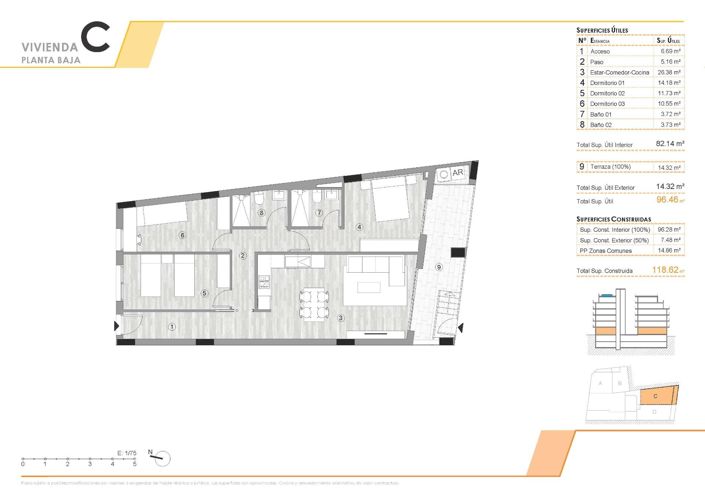 Image No.10-3 Bed Apartment for sale
