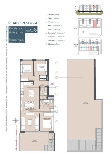 Image No.9-3 Bed Apartment for sale