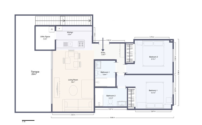 Image No.26-2 Bed Apartment for sale