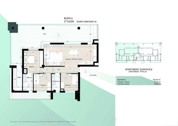 Image No.18-3 Bed Apartment for sale