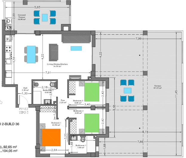 Image No.15-3 Bed Apartment for sale