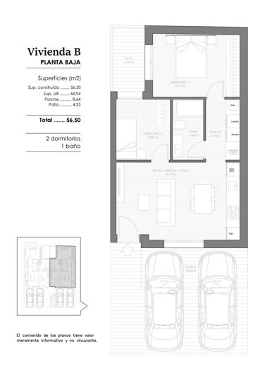 Image No.7-Appartement de 2 chambres à vendre à Benejúzar