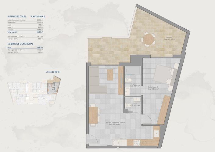 Image No.11-1 Bed Apartment for sale