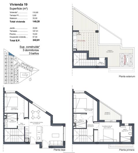 Image No.47-3 Bed Bungalow for sale