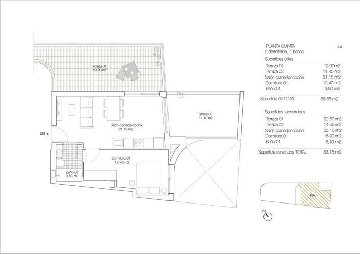 Image No.3-1 Bed Penthouse for sale