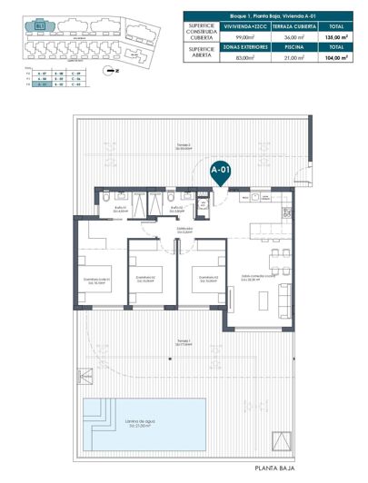 Image No.13-3 Bed Apartment for sale