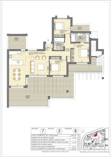 Image No.32-3 Bed Apartment for sale