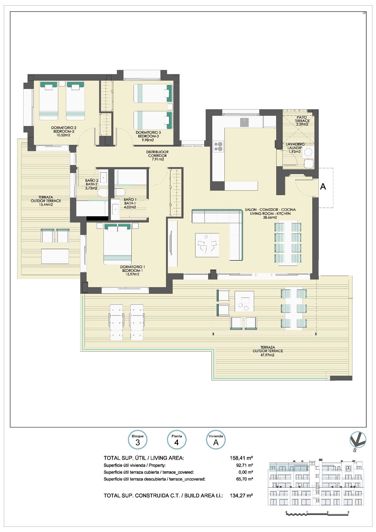 Image No.18-3 Bed Apartment for sale