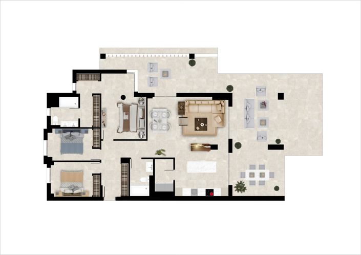 Image No.19-3 Bed Apartment for sale