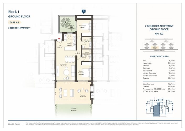 Image No.20-2 Bed Apartment for sale