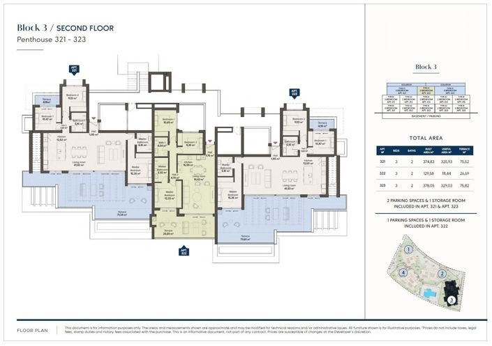 Image No.38-3 Bed Apartment for sale