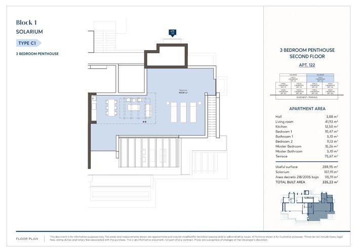 Image No.39-3 Bed Apartment for sale