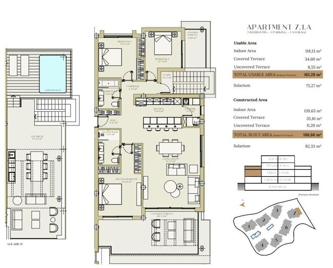 Image No.11-3 Bed Apartment for sale