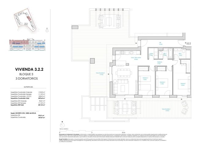 Image No.14-3 Bed Apartment for sale