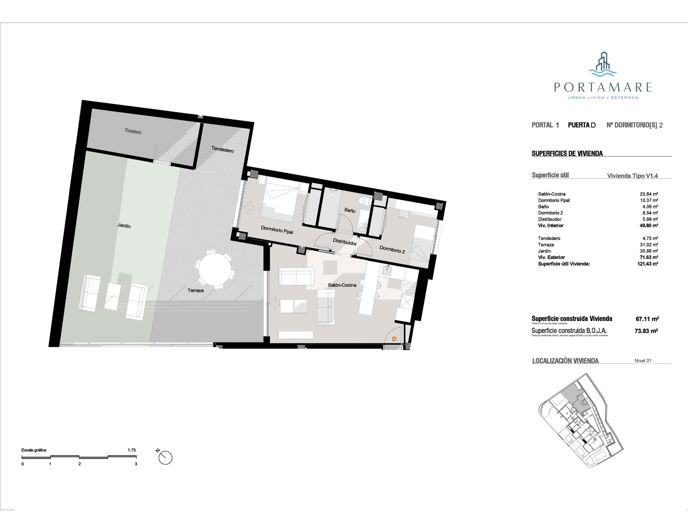 Image No.5-2 Bed Apartment for sale
