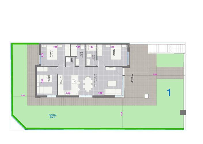 Image No.50-3 Bed Property for sale