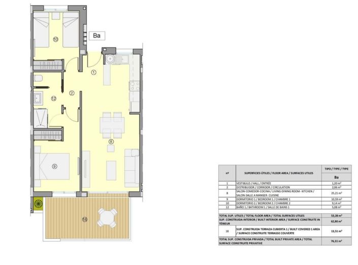 Image No.38-2 Bed Apartment for sale