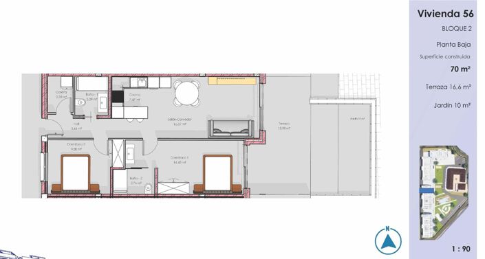 Image No.8-Appartement de 2 chambres à vendre à Guardamar del Segura