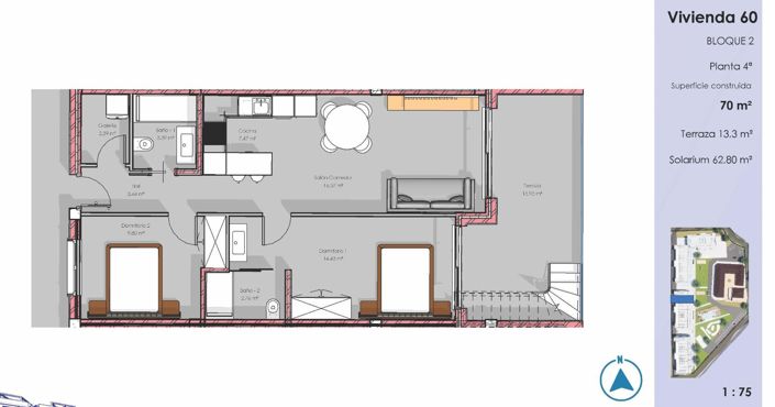 Image No.8-2 Bed Penthouse for sale