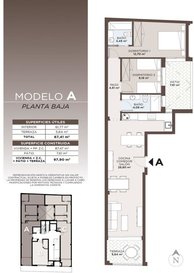 Image No.11-2 Bed Apartment for sale