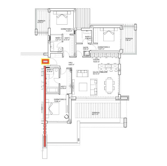 Image No.31-3 Bed Apartment for sale